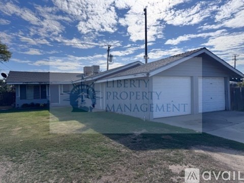 A building with a sign that says "Liberty Property Management".