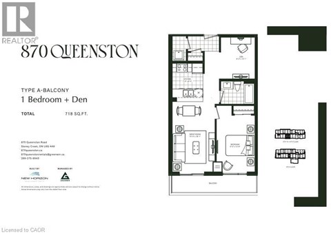 870 QUEENSTON Road Unit# 1107 1 Apartment for Rent