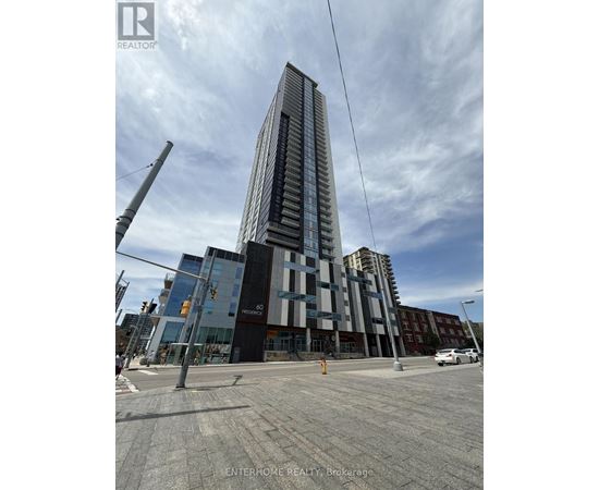 A tall building with the number 20 on it.