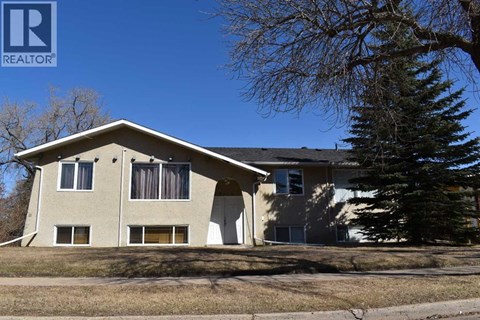 A house with a tree in front of it.