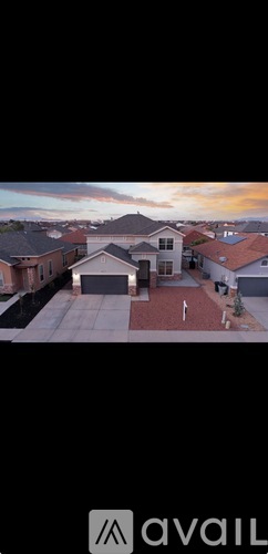 A house with a garage is available for sale.