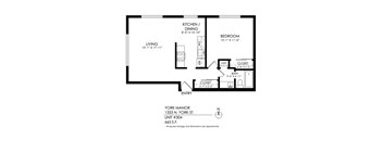 1 Bedroom, 1 Bath