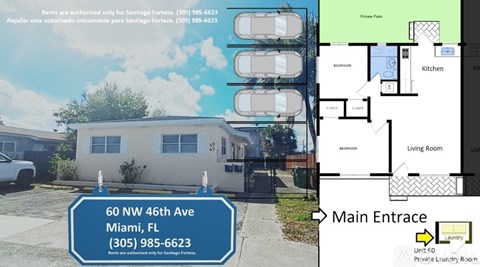 60 NW 46Th Ave 2 Beds Apartment for Rent