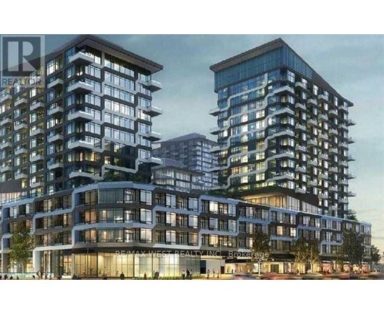A modern multi-story building with the words "Remax West Realty Inc." on the front.
