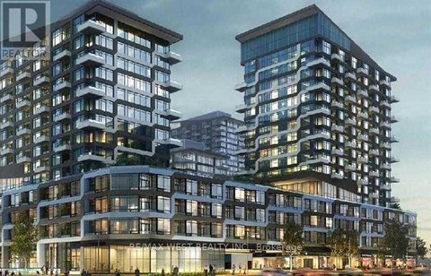 A modern multi-story building with the words "Remax West Realty Inc." on the front.