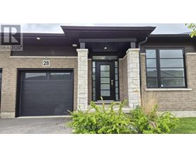 A house with the number 28 on the front.