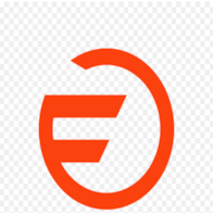 A red circular logo with a white letter "E" in the center.