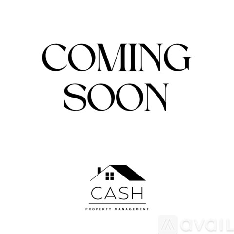 A logo for CASH Property Management is displayed with the words "COMING SOON" above it.