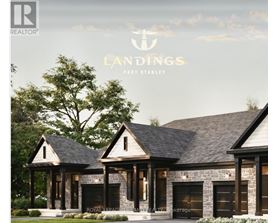 A house with the text "LANDINGS" above it.