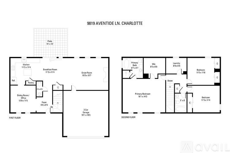 9819 Aventide Ln 3 Beds Single Family Home for Rent - Photo gallery 3