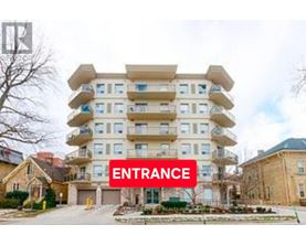 A large building with the word ENTRANCE written on it.