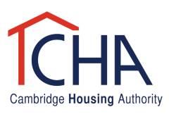 The image is a logo of the Cambridge Housing Authority.