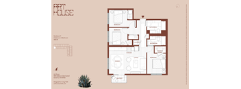 3 Bedrooms, 2 Bathrooms F1