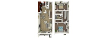 2 Bedrooms, 1.5 Bathrooms