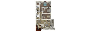 3 Bedrooms, 2 Bathrooms