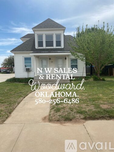 A house for sale and rent in Woodward, Oklahoma.