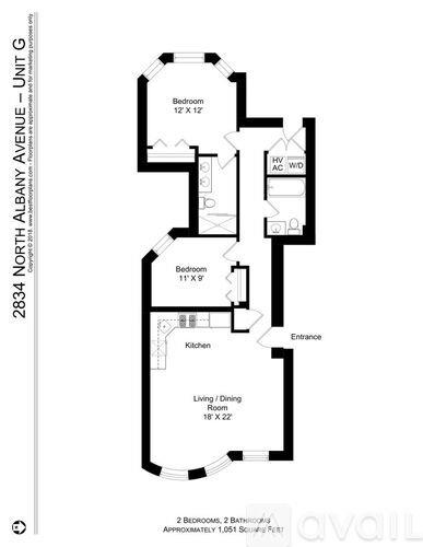 2834 N Albany Ave 2 Beds Apartment for Rent - Photo gallery 5