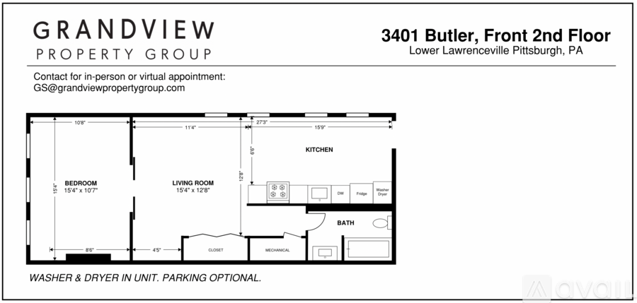 3401 Butler St 1 Apartment for Rent - Photo gallery 2