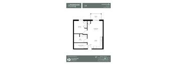 1 Bedroom, 1 Bathroom 1A - 670 SQFT