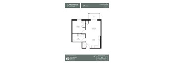 1 Bedroom, 1 Bathroom  1A sim - 621 SQFT