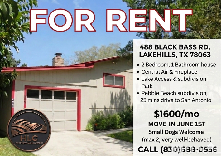 488 Black Bass Rd 2 Beds Single Family Home for Rent - Photo gallery 1