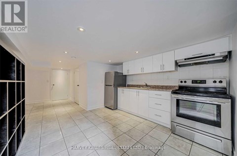 A kitchen with white cabinets and a stove top oven.