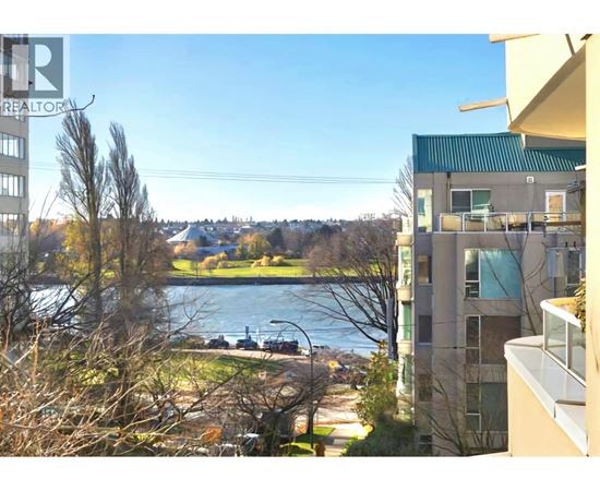 A view of a river from a high-rise building.