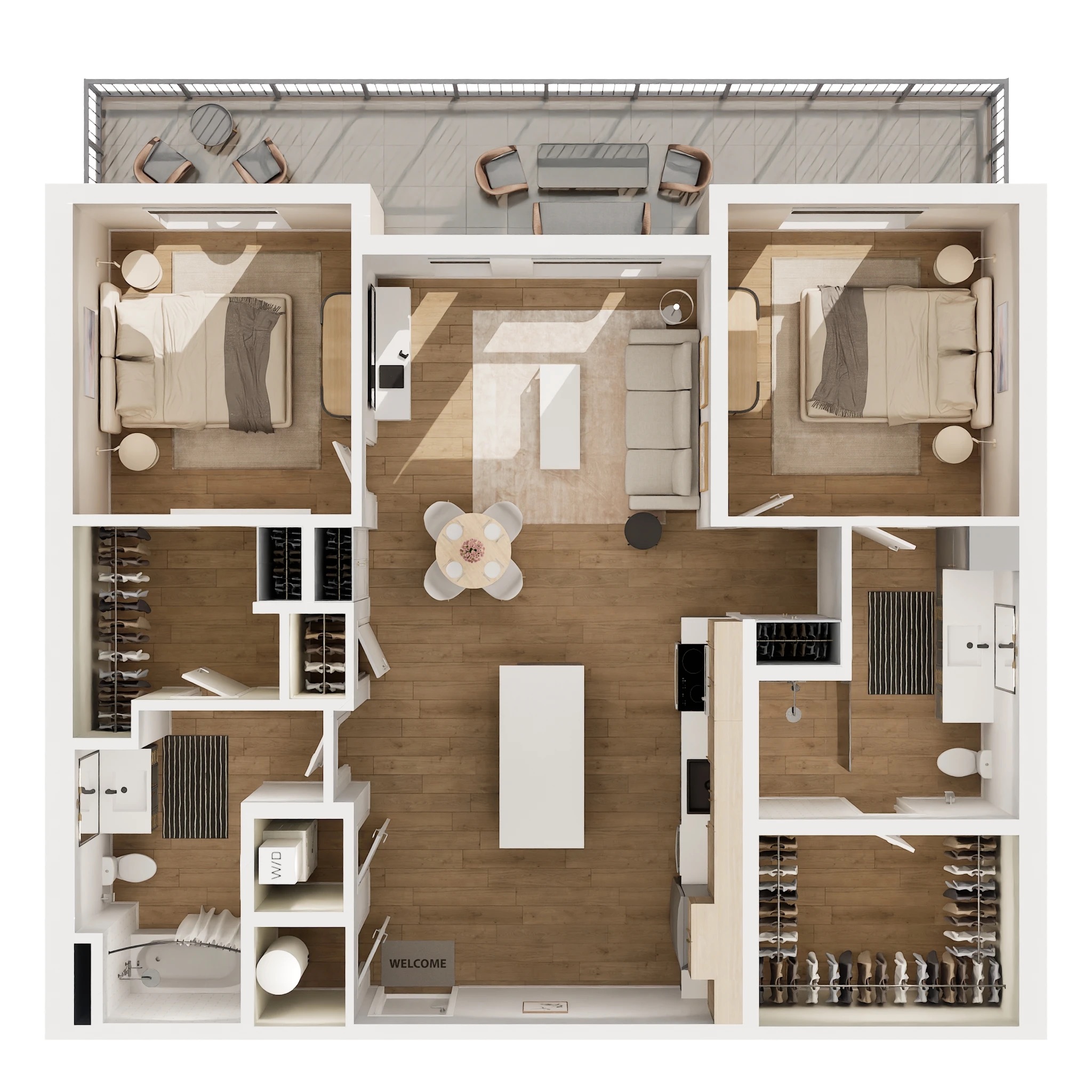 B1D Floorplan Gables Angeline