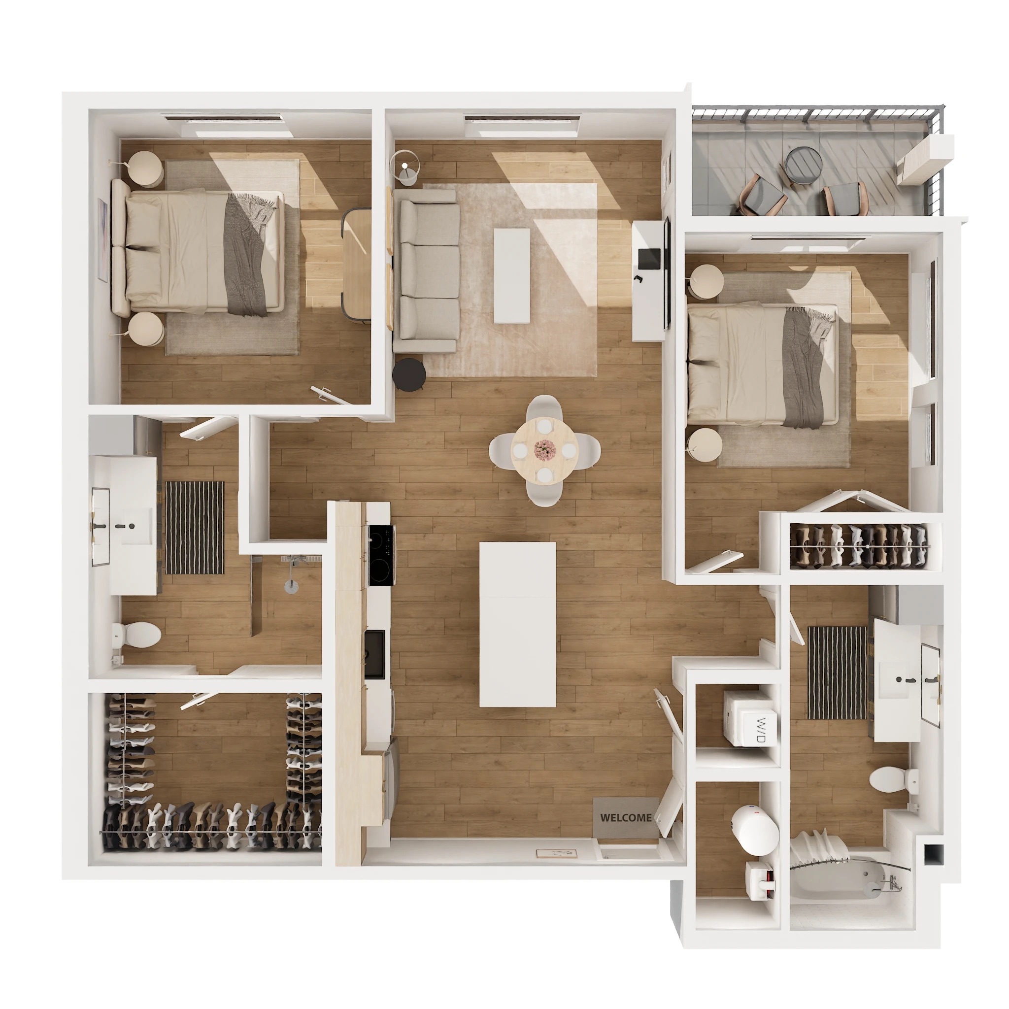 B2A Floorplan Gables Angeline