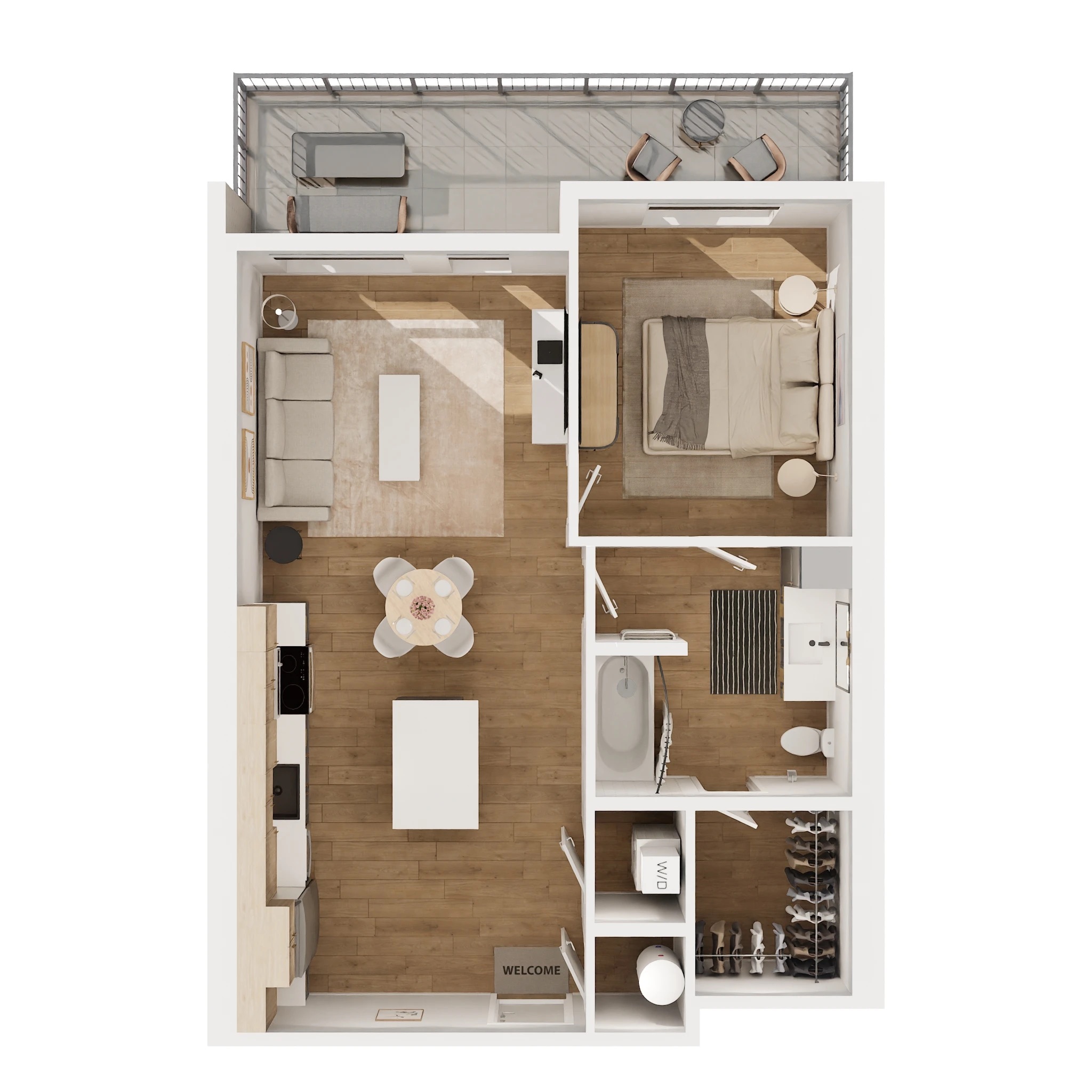 A1C Floorplan Gables Angeline