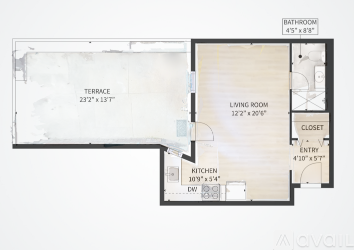 499 Beacon St Studio Apartment for Rent - Photo gallery 1