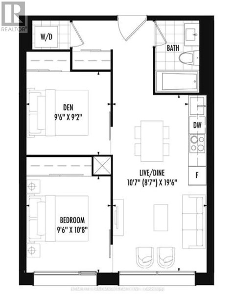A black and white image of a floor plan for a home.