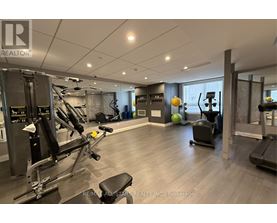 A well-equipped gym with various exercise machines and equipment.