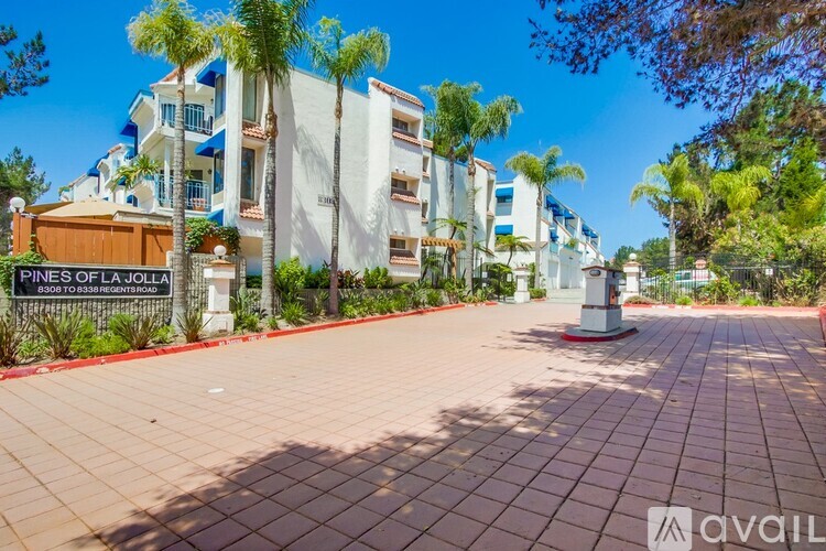 A sunny day at the La Jolla condominium complex.