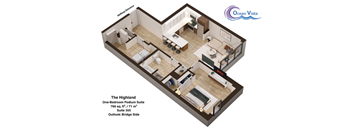 One Bedroom - Podium Suite