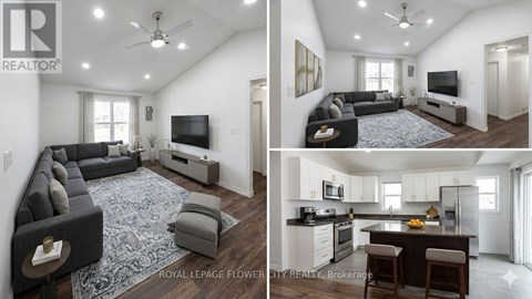 A brochure for a Royal LePage Flower City Realty property.