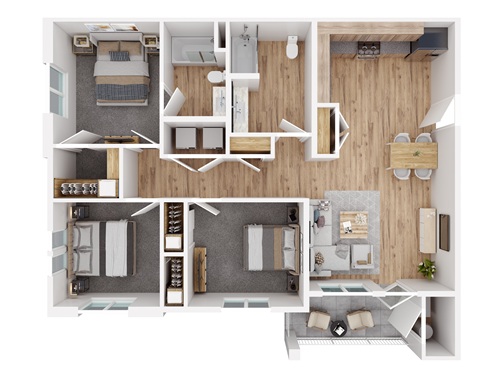 Three Bedroom