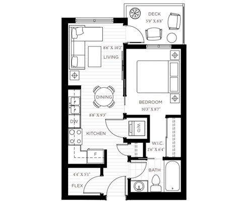 614 20769 FRASER HIGHWAY 1 Apartment for Rent
