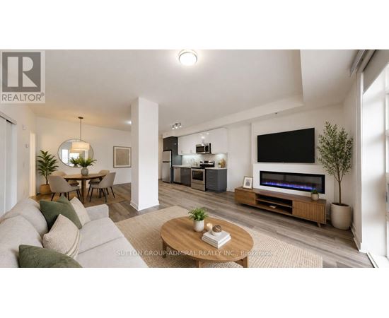A modern living room with a flat screen TV and a coffee table.