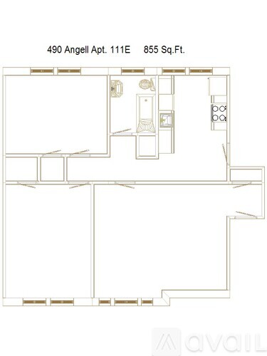 490 Angell St 2 Beds Apartment for Rent - Photo gallery 2