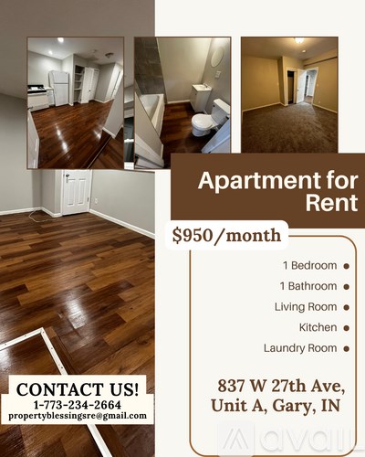 837 W 27Th Ave 1 Apartment for Rent