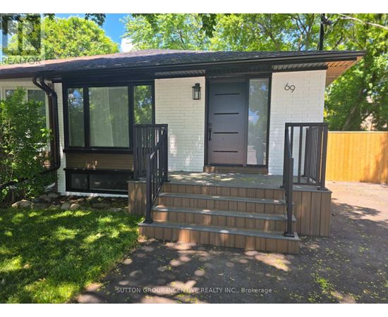 A house numbered 69 is for sale.