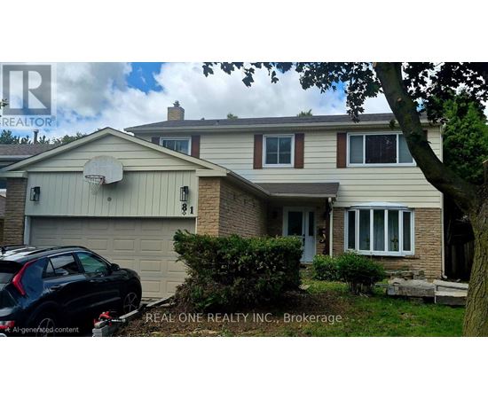 (MAIN AND 2ND FLOORS) - 81 EASTMAN CRESCENT 4 Beds House for Rent - Photo gallery 2