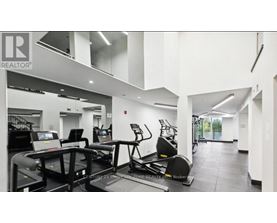 A gym with treadmills and elliptical machines.