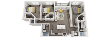 Three Bedroom Two Bath