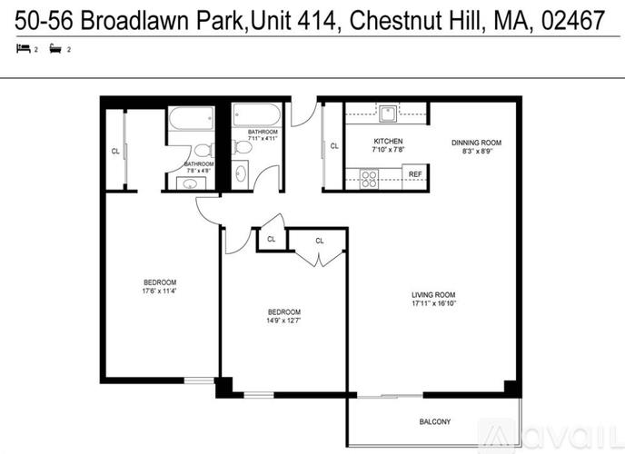 50-56 Broadlawn Park 2 Beds Condo for Rent - Photo gallery 4