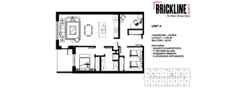 2 Bedroom + Office