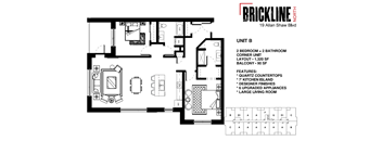 2 Bedroom + 2 Bathroom | Corner Unit