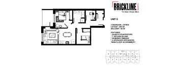 2 Bedroom + Office | Accessible
