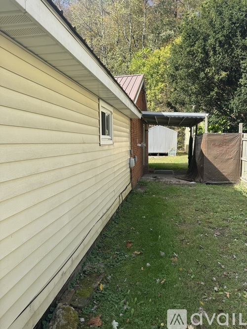 A house with a covered patio area.
